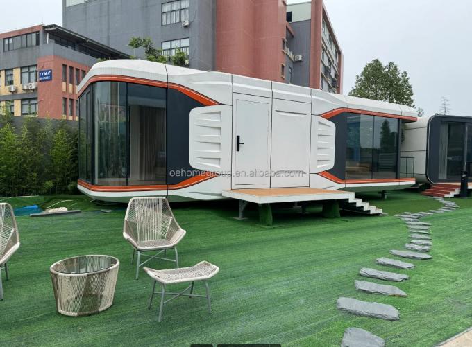 完全に組み立てられたプレハブ住宅 カスタマイズされた小さなプレハブ住宅 警備室用 プレハブ住宅キット 21