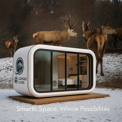 インテリジェントシステム屋外キャンプキャビンハウスモバイルホームスペースプレハブ部屋スペースカプセル