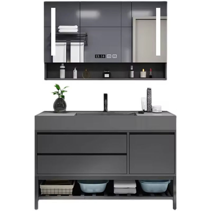 立方形30インチ バスルームバニティ シングルキャビネット ODM 0